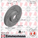 ZIMMERMANN Bremsscheibe | 150.3448.55
