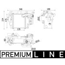 MAHLE Ladeluftkühler CI 540 000P BEHR Premium Line