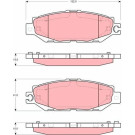 TRW Bremsbeläge GDB1240