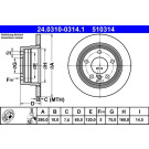 Bremsscheibe Bmw T. 1 (E81/E87) 04-12 Power Disc | 24.0310-0314.1