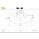 VALEO Bremsscheibe 186151