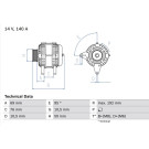 0 986 039 000 Generator