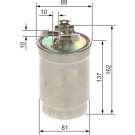 Kraftstofffilter | AUDI A4 | 0 450 906 429