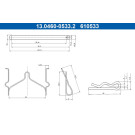 Zusatzsatz, Scheibenbremsbelag | 13.0460-0533.2