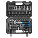 07797L SW-Stahl Steckschlüsselsatz 1/4Z, 1/2Z