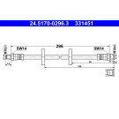 ATE Bremsschlauch | 24.5170-0296.3