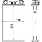 Wärmetauscher, Innenraumheizung | AH 7 000S