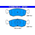 Bremsbelagsatz, Scheibenbremse | 13.0460-7351.2