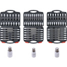 BGS Bit-Einsatz-Sortiment Antrieb Innenvierkant 12,5 mm (1/2 ) 88-tlg BGS Do it yourself 5186