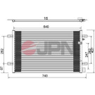 JPN Kondensator, Klimaanlage 60C9073-JPN