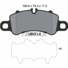 BREMSBELAGSATZ, SCHEIBENBREMSE | 2598301