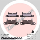 ZIMMERMANN Bremsbeläge 24721.970.1