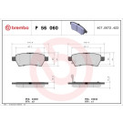 BREMBO Bremsklötze HA | NISSAN NP300, Pathfinder 04 | P 56 060