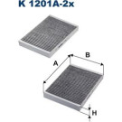 FILTRON Filter, Innenraumluft K 1201A-2x