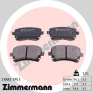 ZIMMERMANN Bremsbelagsatz, Scheibenbremse | 23882.175.1