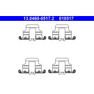 ZUBEHÖRSATZ, SCHEIBENBREMSBELAG 13.0460-0517.2