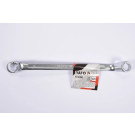 YT-0386 Doppelringschlüssel Gekr÷Pft 12X13mm Polierte K÷Pfe