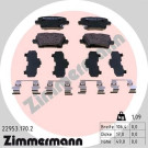 ZIMMERMANN Bremsbelagsatz, Scheibenbremse