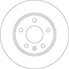Bremsscheibe Opel T.Zafira 1.6/1.7 Cdti 06 | DF6915