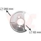 VAN WEZEL Spritzblech, Bremsscheibe | 5870371