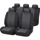 Autositzbezug Pineto | 2VS 2tlg 5NS 1RS 6tlg, schwarz-grau | 12435
