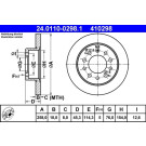 Bremsscheibe Hyundai T. Coupe 1.6-2.7 01-09 | 24.0110-0298.1
