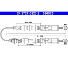 ATE Handbremsseil Seilzug Festellbremse 24.3727-0523.2