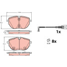 Bremsklötze VA | VW T6 15 | GDB2412