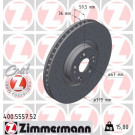 ZIMMERMANN Bremsscheibe | 400.5557.52