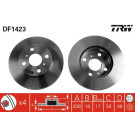 Bremsscheibe Toyota P. Corolla 1.3-1.6/1.8D 87-93 | DF1423