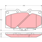 Bremsbelagsatz Subaru P. Impreza 00-/300Zx | GDB3131