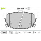 VALEO Bremsbeläge 598817