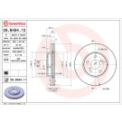 82 481 148 Bremsscheibe VA | TOYOTA Prius 09 | 09.B494.11