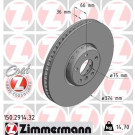 ZIMMERMANN Bremsscheibe 150.2914.32 FORMULA F