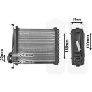 VAN WEZEL Wärmetauscher, Innenraumheizung 59006085