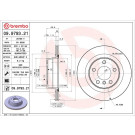 Bremsscheibe HA | BMW 1, 2, 3, 4 07 | 09.9793.21