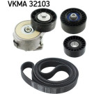SKF Keilrippenriemensatz VKMA 32103