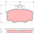 Bremsklötze VA | AUDI 80,90 83 | GDB403