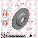 ZIMMERMANN Bremsscheibe 150.3459.70 Formula Z