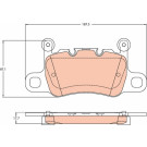Bremsklötze HA | PORSCHE 911 13 | GDB2104