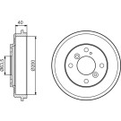 Bremstrommel | FORD Fiesta | 0 986 477 240
