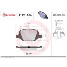 BREMBO Bremsklötze HA | FIAT Idea, panda, 500 03 | P 23 064