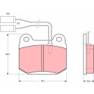 Bremsklötze HA | ALFA 75,90 84 | GDB364