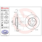Bremsscheibe VA | SEAT Ibiza VW Polo 17 | 09.D570.11