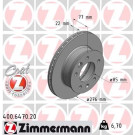 ZIMMERMANN Bremsscheibe | 400.6470.20