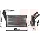 VAN WEZEL Wärmetauscher, Innenraumheizung 09006055
