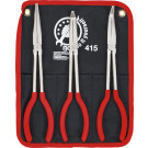 BGS Telefonzangen-Satz gerade / gebogen 260 - 285 mm 3-tlg BGS Do it yourself 415