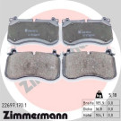 ZIMMERMANN Bremsbelagsatz, Scheibenbremse | 22697.170.1