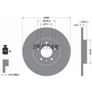 Bremsscheibe Peugeot T. 308 1.6-2.0 14 | 92267303