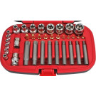 OK-01.0036 Werkzeugsatz Torx 1/2, 3/8, 1/4, 36-Teilig